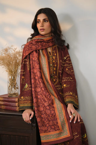 Anjuman Stole - Red