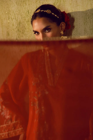 Rukhsar Set - Maroon