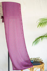 Magenta & Teal- Manto Blocks Stole