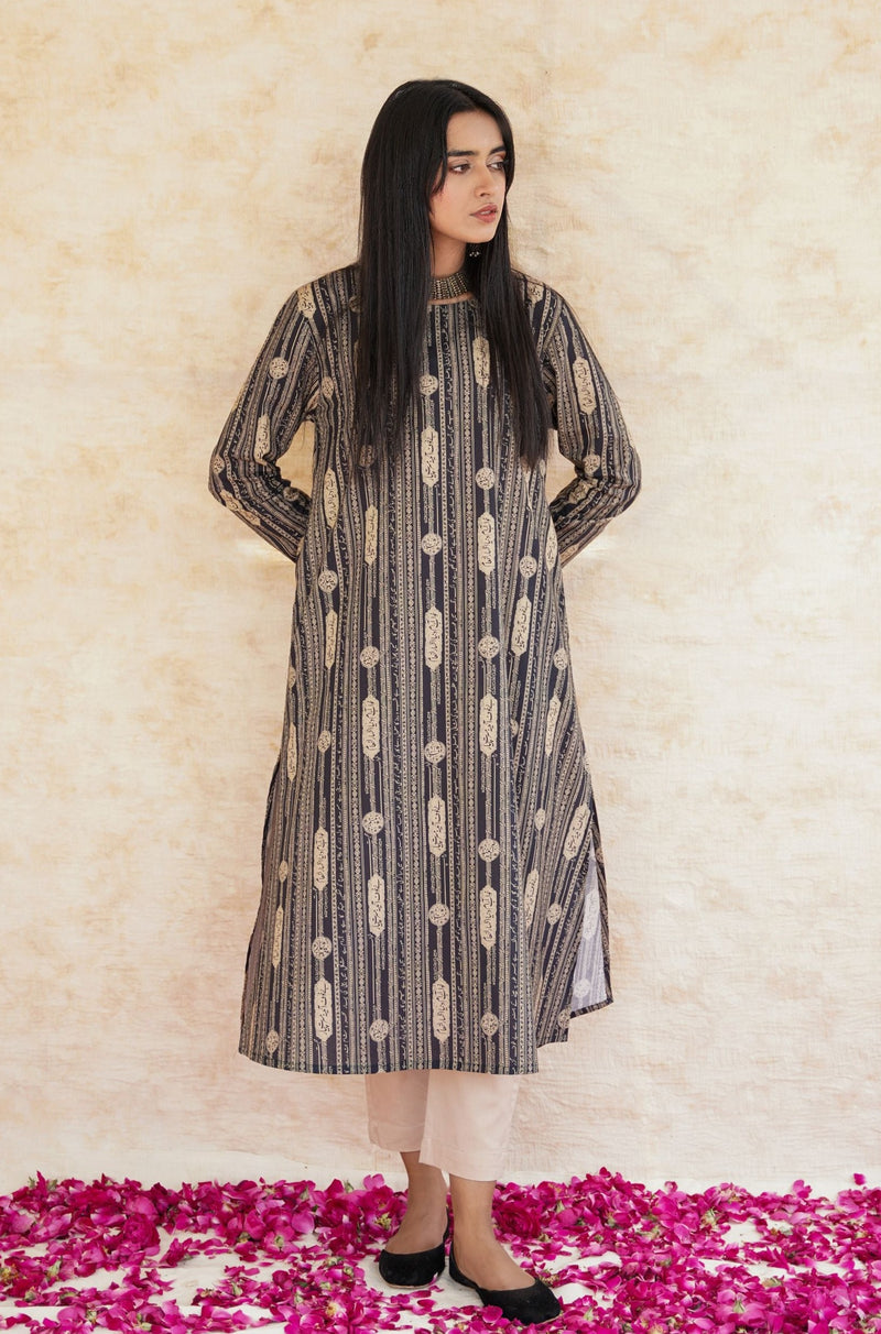 Azmat Kurta - Black