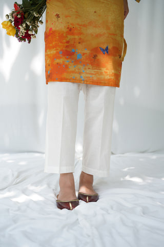 Straight Pant - White