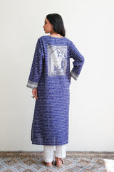 Virsa Lawn Kurta - Blue