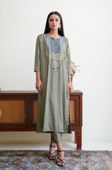 Elora Co-ord Set - Earthy Green