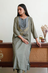 Elora Co-ord Set - Earthy Green