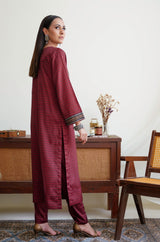 Esra Co-ord Set - Maroon