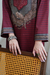 Esra Co-ord Set - Maroon