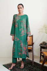 Chaman Co-ord Set - Bottle Green