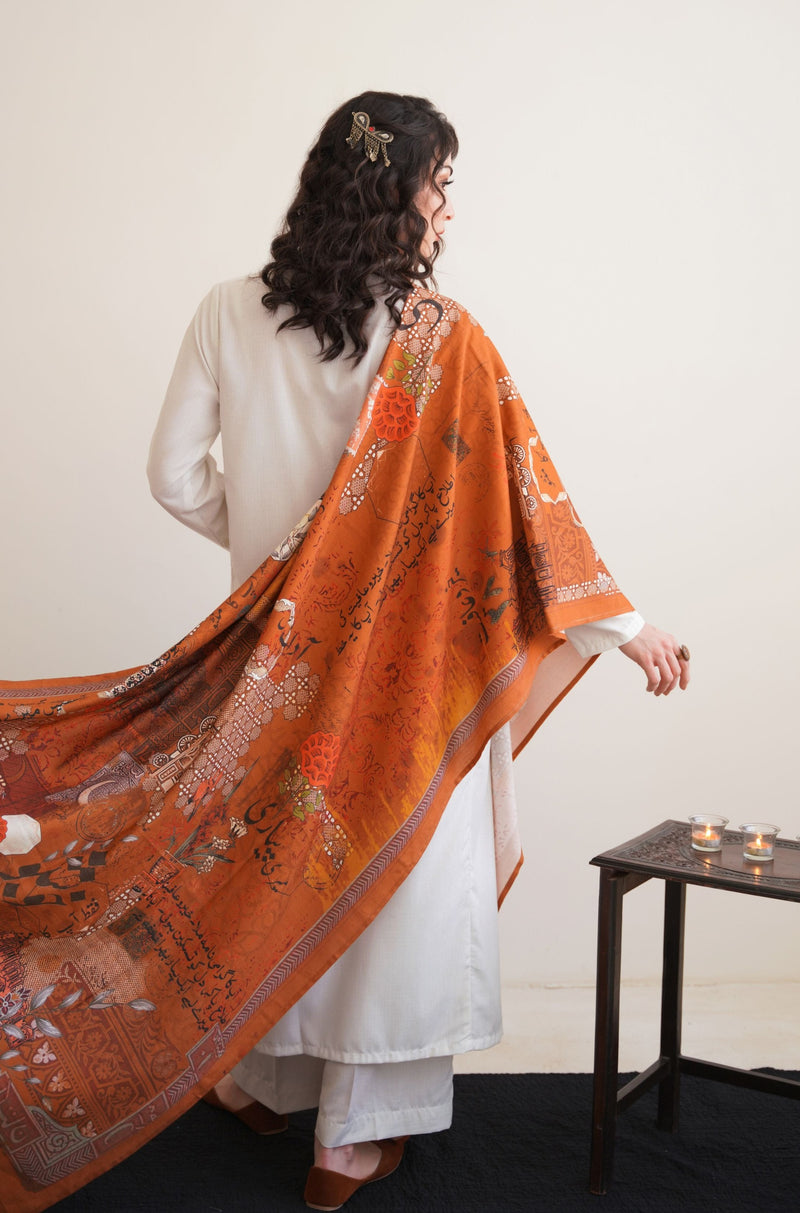 Khat-Nama Odhni - Rust