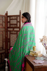 Green & Magenta Bol Odhni