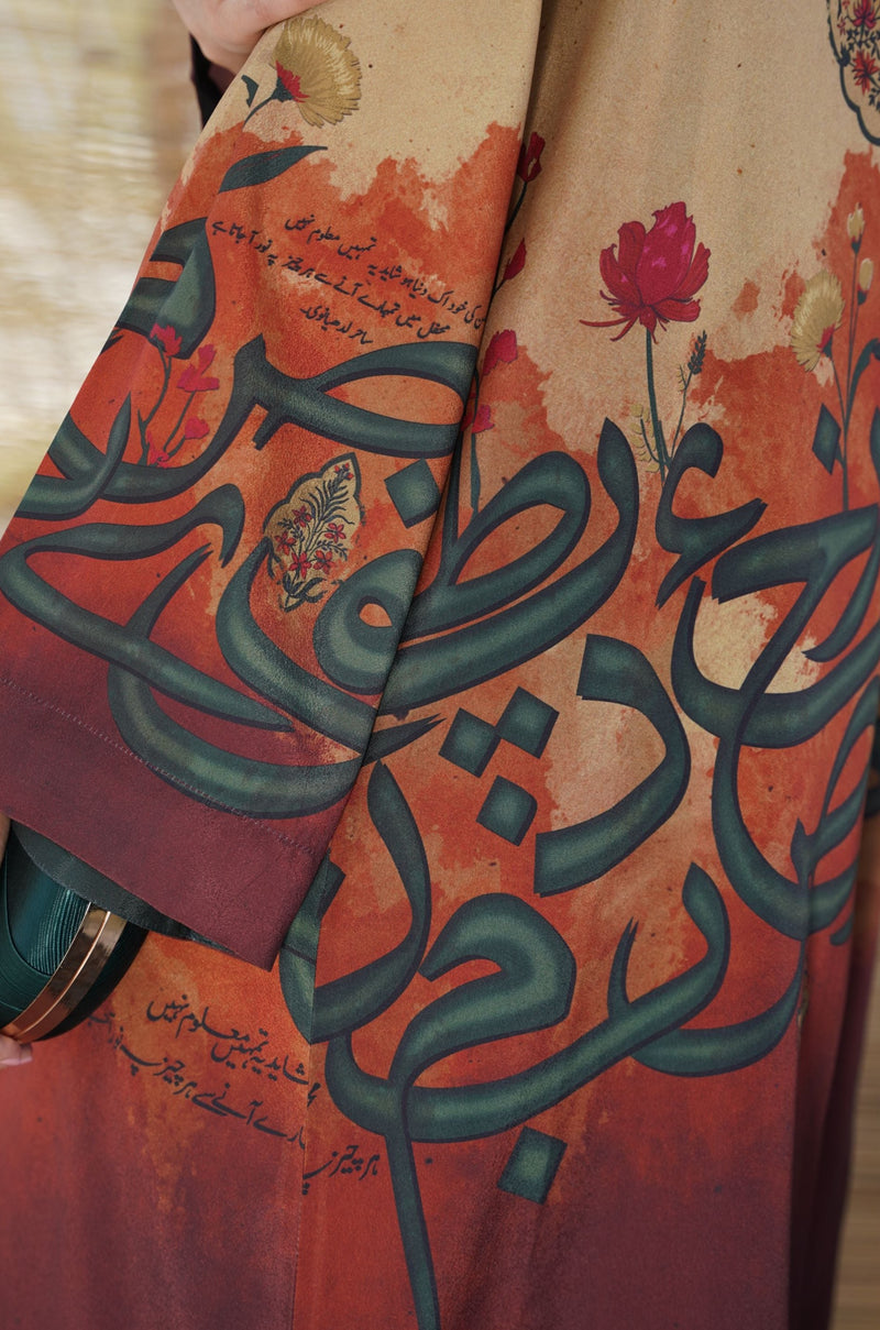 Shades of Sunset - Noor Long Shrug