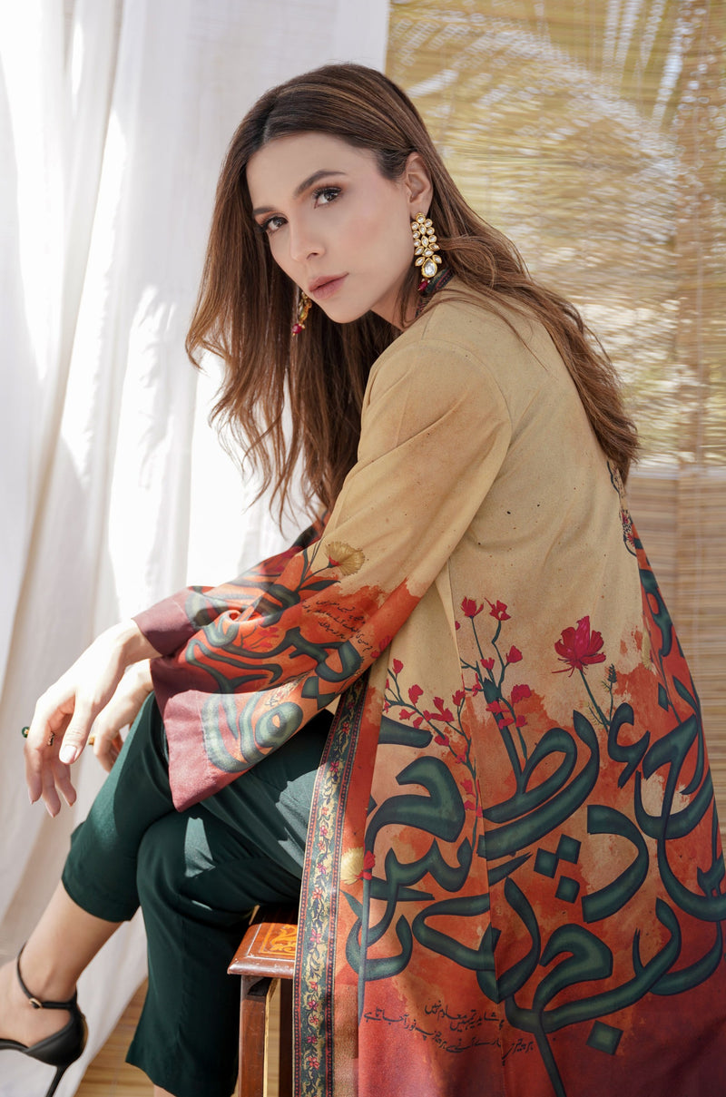 Shades of Sunset - Noor Long Shrug