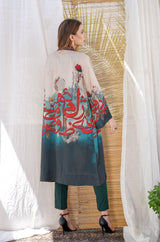 Shades of Forest - Noor Long Shrug