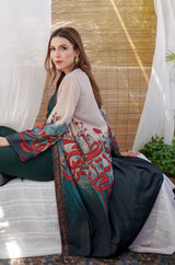 Shades of Forest - Noor Long Shrug