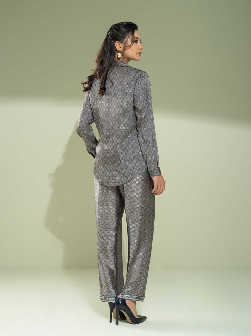 Virsa Co-ord Set - Earthy Green