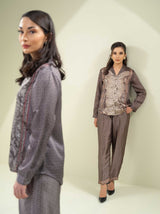 Virsa Co-ord Set - Black Gold