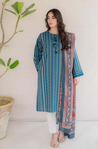 Shopmanto, wear manto, manto clothing brand, manto pakistan, ladies clothing brand, urdu calligraphy clothing, Manto jacquard women manzil weaved kurta in teal colour, winter collection