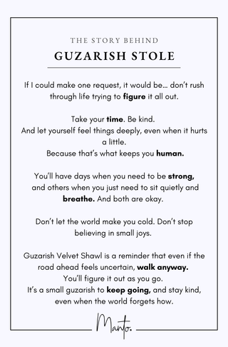 Guzarish Velvet Stole