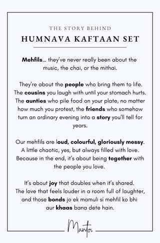 Humnava Kaftaan Set