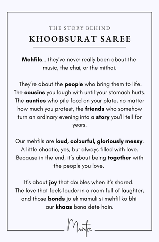 Khoobsurat Saree - Maroon