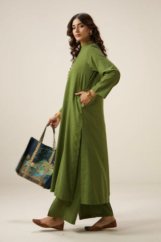 Aura Co-Ord - Olive Green