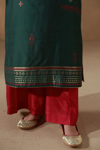 Raahi Co-Ord Set - Green