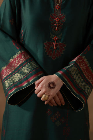 Raahi Co-Ord Set - Green