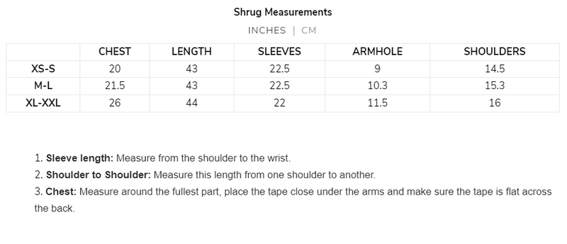 Shades of Sunset - Noor Long Shrug