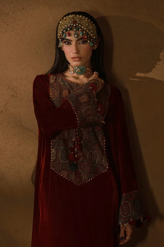 Parisa Velvet Kaftaan