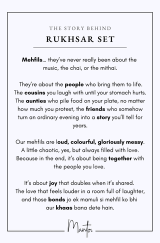 Rukhsar Set - Maroon