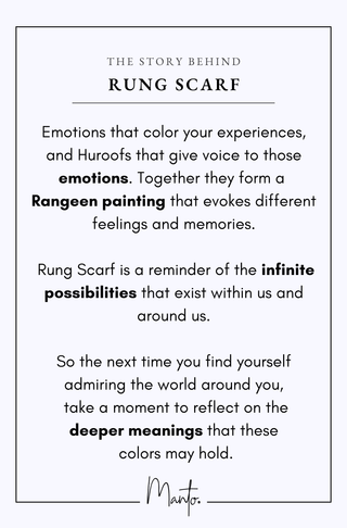 Rung Scarf - Black & Pink