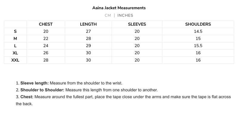 Arctic Blue - Aaina Jacket