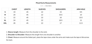 Phool Kurta - Plum & Lilac