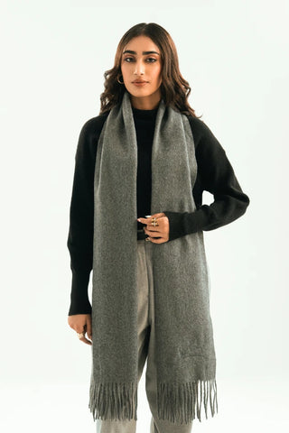 Cashmere Stole - Stormy Grey