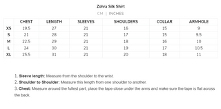 Zohra Silk Shirt - Black