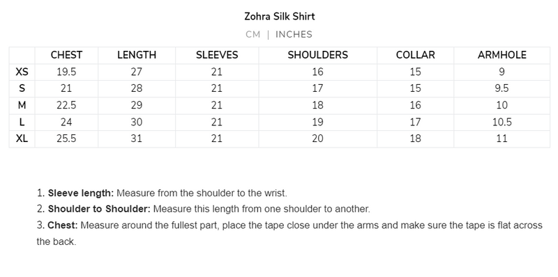 Zohra Silk Shirt - Forest Green