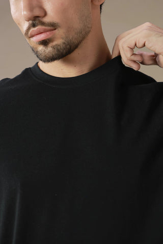 Manto 360° Tee – Jet Black, detail