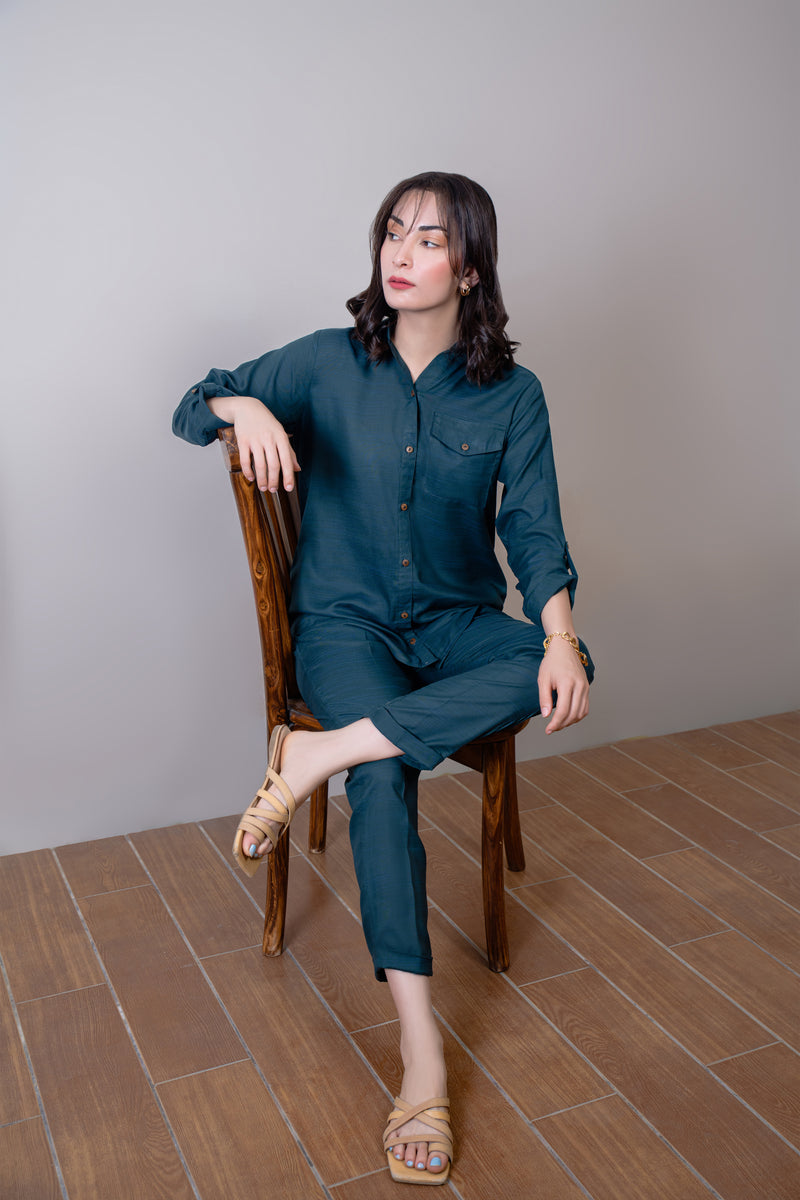 Peacock Green Nyra Set