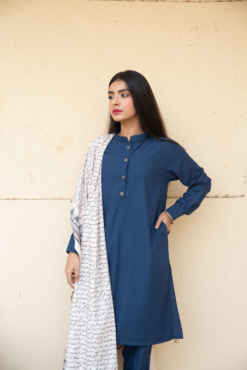 Midnight Blue - Sherwani (Women)