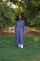 Diwani Blue Long Shirt