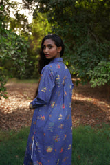 Diwani Blue Long Shirt