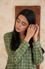 Yaqeen Kurta - Olive Green