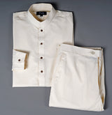 Cloud White - Sherwani (Women) - Manto