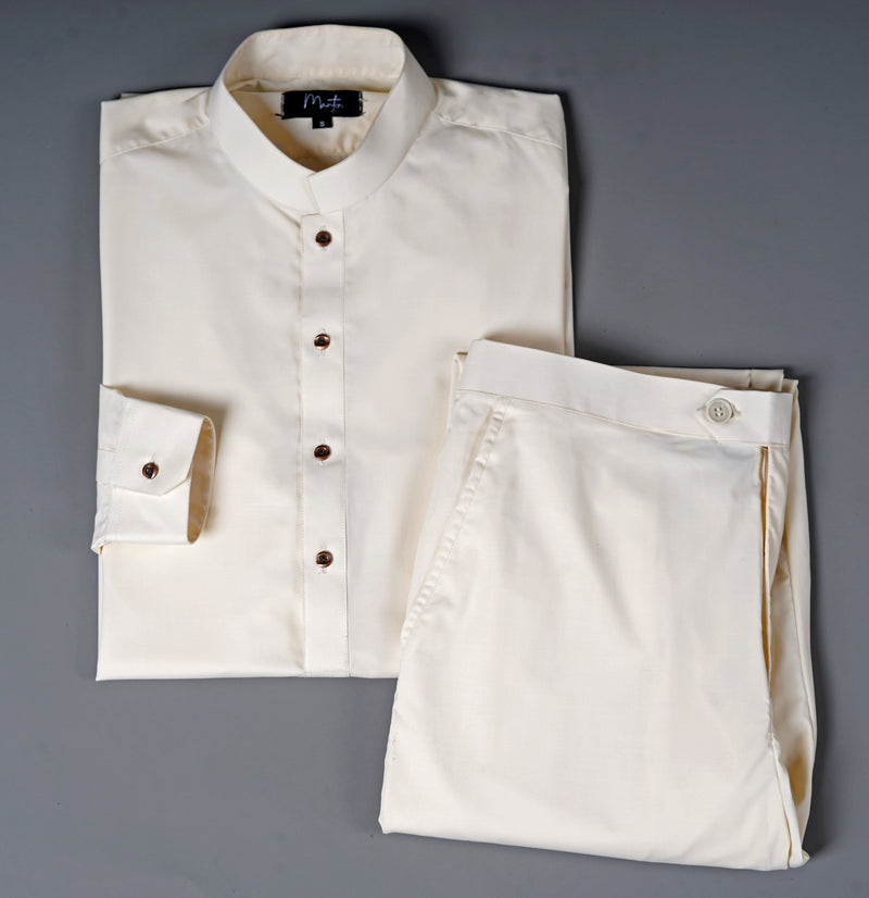 Cloud White - Sherwani (Women) - Manto