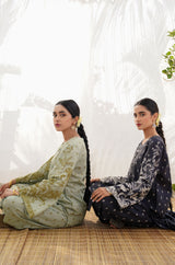 Shopmanto, wear manto, manto clothing brand, manto pakistan, ladies clothing brand, urdu calligraphy clothing, manto urdu calligraphy black vasl 2 piece printed set