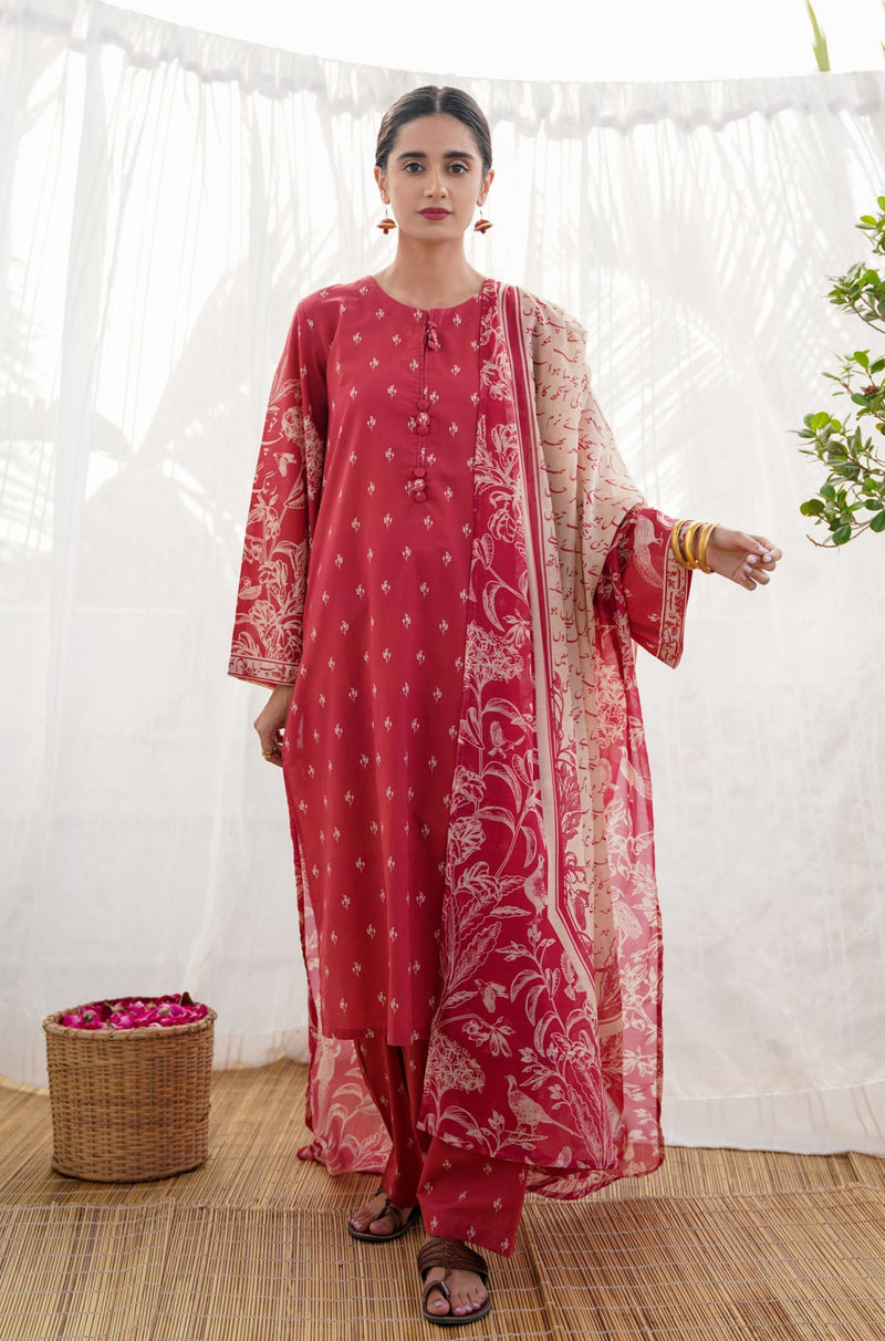 Ruby Red Vasl Set