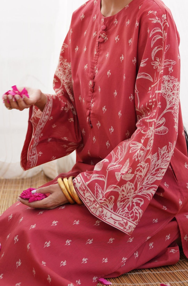 Ruby Red Vasl Set