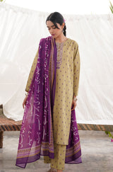 Dark Purple -  Qadr Dupatta