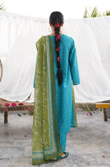 Fern Green -  Qadr Dupatta