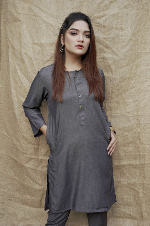 Charcoal Black Lucknow (Women)