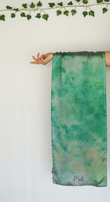 Husn Stole - Shaded Green